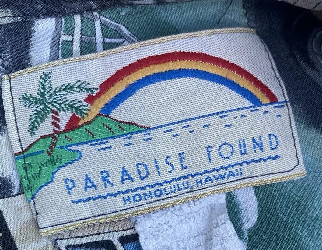 Corvette/Route 66 Paradise Found Hawaiian Shirt 3XL XXXL