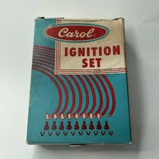 Vintage Carol Spark Plug Wire Cable Set For 40s & 50s vehicles Advertising NOS