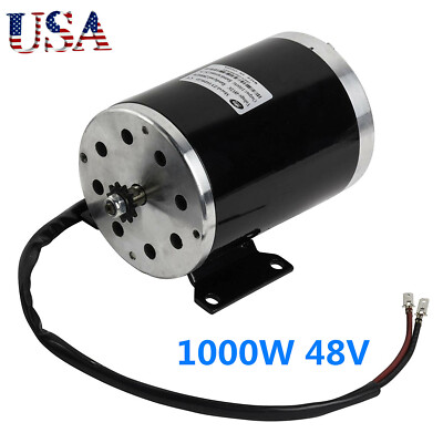 MY1020 1000W 48V Electric Brush Motor for E-Scooter Razor Go Kart Mini Bike ATV