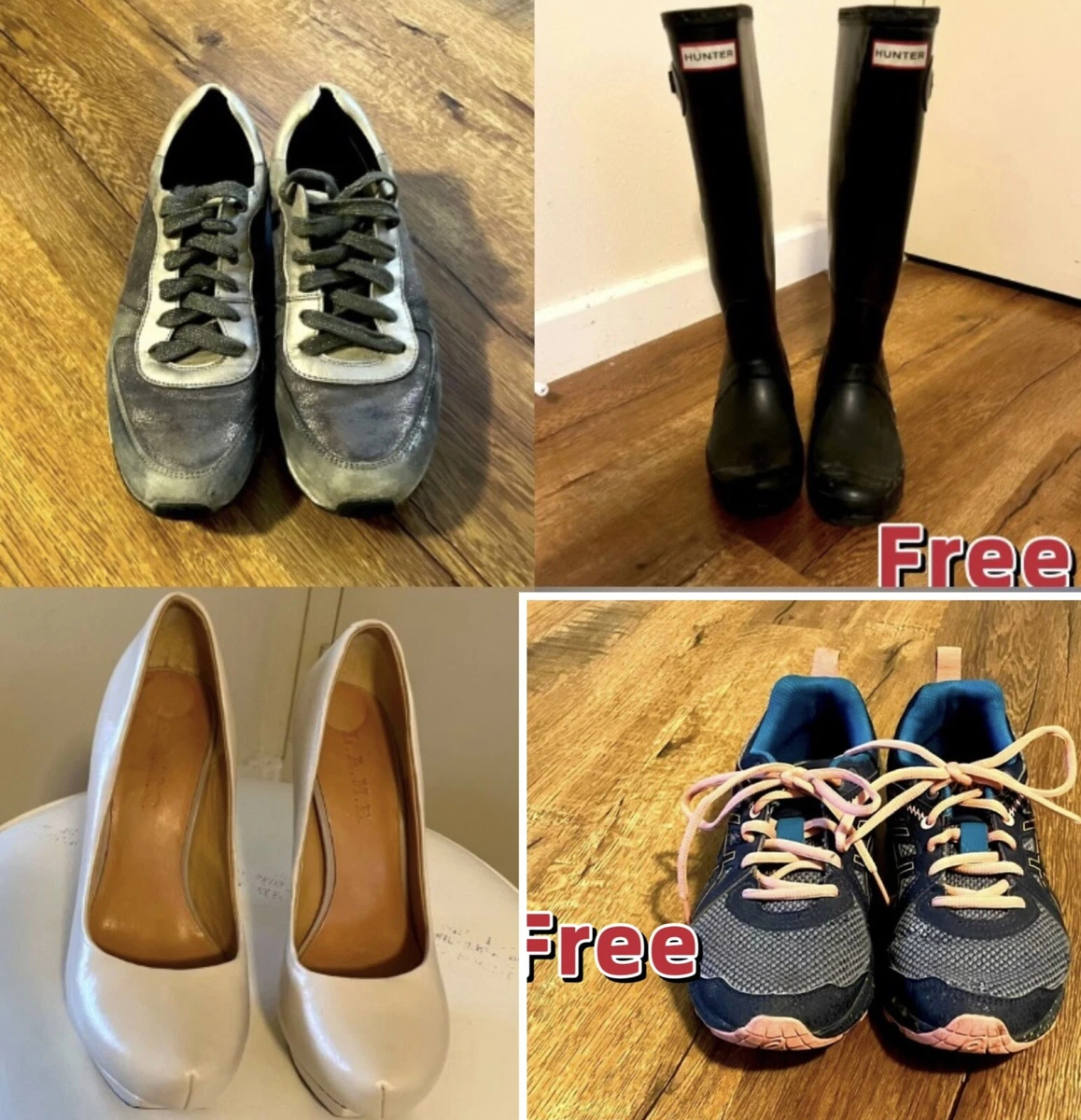 Womens shoes pumps heels Sneakers size 6 lot 2 pairs bundle Get 2 Pairs Free