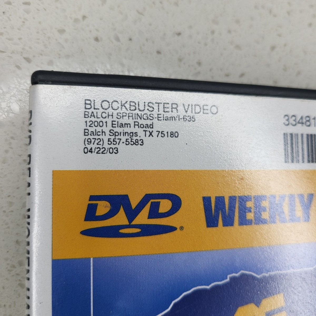 BLOCKBUSTER VIDEO DVD RENTAL CASE - REAL WOMEN HAVE CURVES
