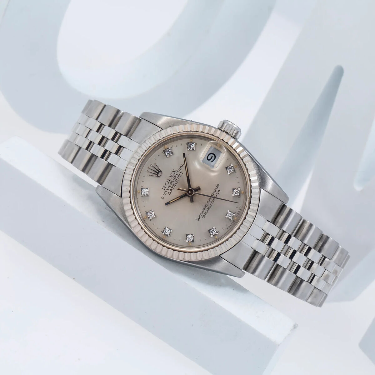 Rolex Datejust 31mm 68274 Silver Diamond Dial With Jubilee Rolex Datejust 31mm 68274 Silver Diamond Dial With Jubilee