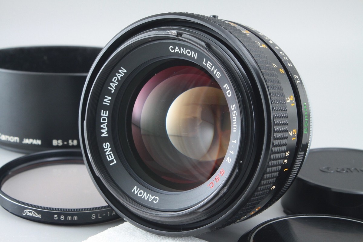 【超美品】Canon FD 55mm F/1.2 S.S.C. Canon FD 55mm f/1.2 S.S.C Lens for sale online | eBay
