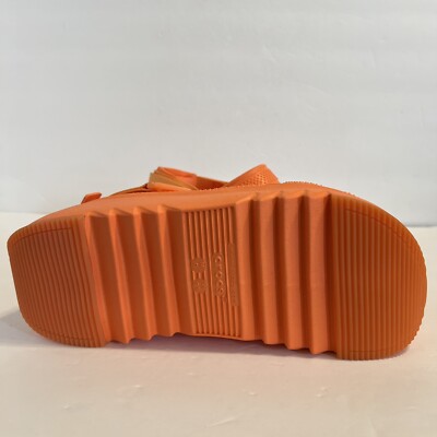 Crocs Hiker Xscape Clog Persimmon Orange M9 Unisex Platform Sandal