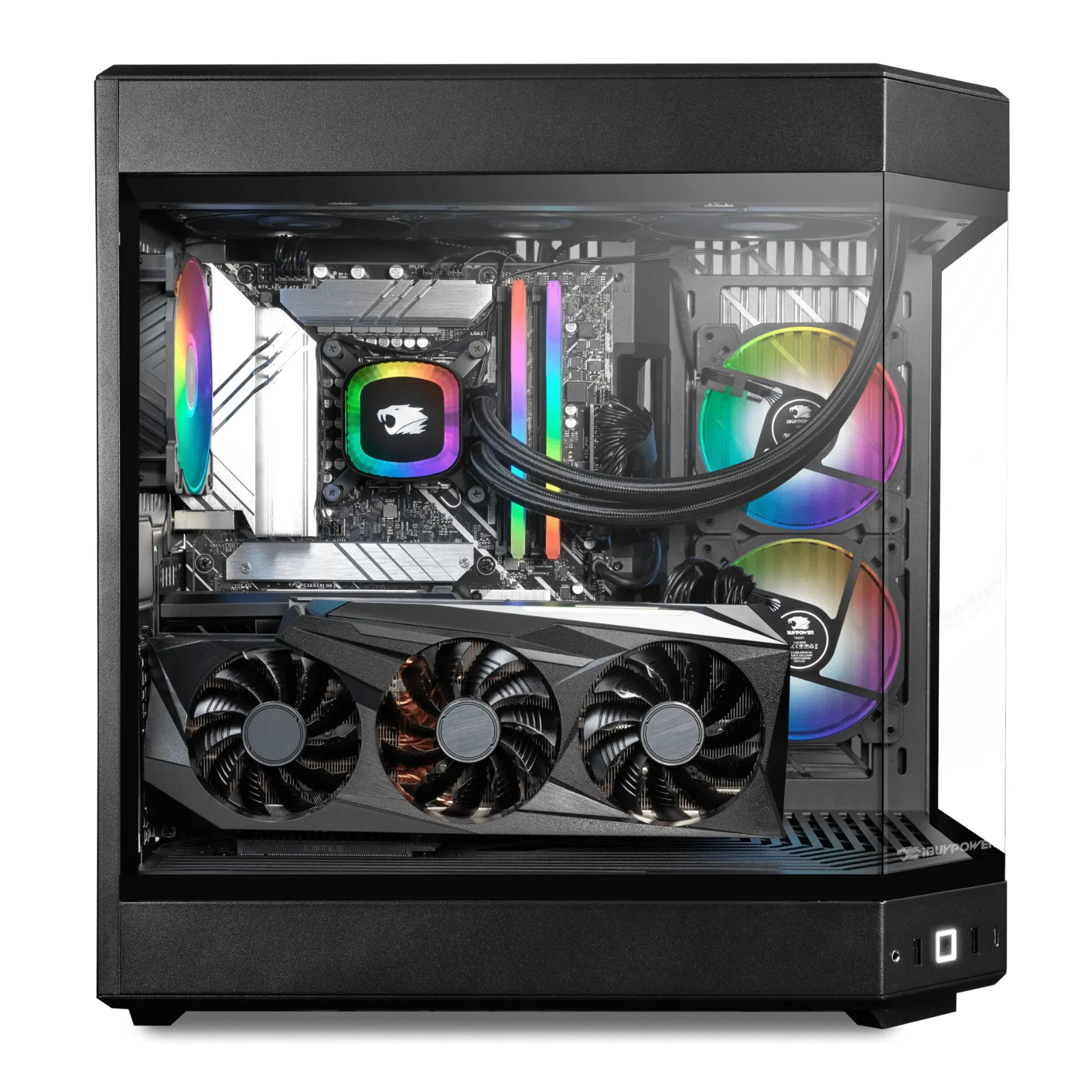 iBUYPOWER Gaming PC Intel Core i7 RTX 4060 32GB DDR4 2TB SSD WiFi