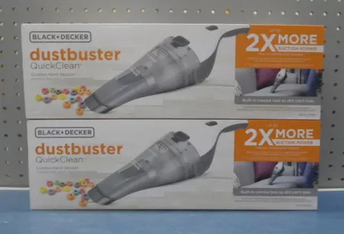 Lot of 2 BLACK+DECKER Dustbuster Cordless Handheld Vacuum Cleaner HNVC215B10