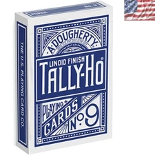 Premium Playing Cards with Circle Back - Red and Blue - Perfect for Card Games