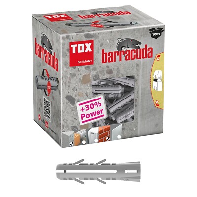 TOX Spreizdübel Barracuda 5/25 6/30 10/50 12/60 14/70 16/80 100%Nylon Dübel