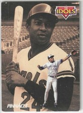 1992 Pinnacle #586 Roberto Alomar Blue Jays Idols Sandy Alomar Sr. Angels HOF