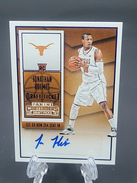 2015 Jonathan Holmes Blue Foil Auto Autograph Rookie Rc Panini Contenders