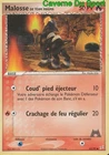 POKEMON PV50 MALOSSE FEU CARDS