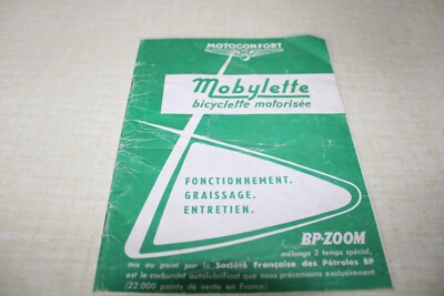 Katalog 1962 MOTOCONFORT Mofa BP Schmierung Wartung Katalog