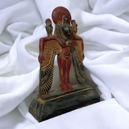 Rare Ancient Egyptian Antiquities Statue Goddess Sekhmet Winging Pharaonic BC