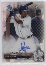 2017 Bowman Chrome Prospect Refractor 193/499 Jose Azocar #CPA-JAZ Auto 14mx