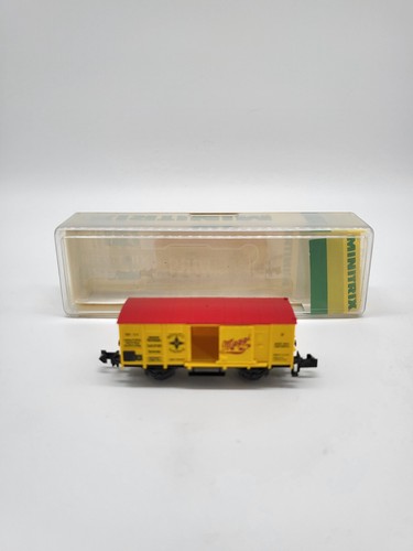 Minitrix Spur N 13610 Güterwagen "Maggi" der DR in OVP | Condition: Gebraucht