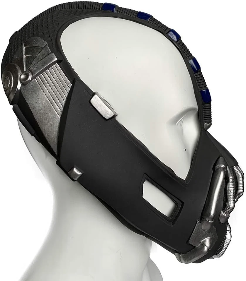 Máscara Bane The Dark Knight Rises Cosplay Accesorios de Disfraz PVC Accesorios Negro Foto 4 de 4