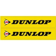 Factory Effex Dunlop Universal Fork/Swingarm Stickers - Yellow - 02-7065