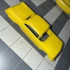 MARX GAS STATION CAR - Yellow PONTIAC W/METAL WHEELS -VERY GOOD-HARD-TO-FIND CAR