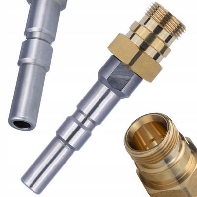 Adapter KEW D12 Easy! Lock - M22 Thread | Steel + Brass | Fits Kranzle,