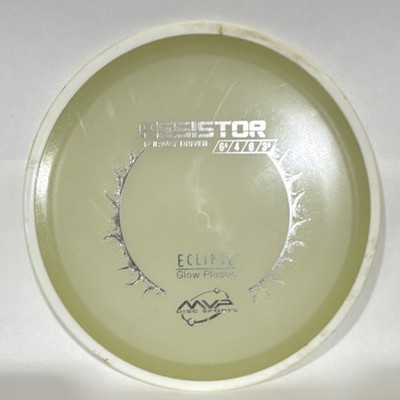 MVP Disc Sports Eclipse Resistor Glow Plastic Fairway Driver Light Green White