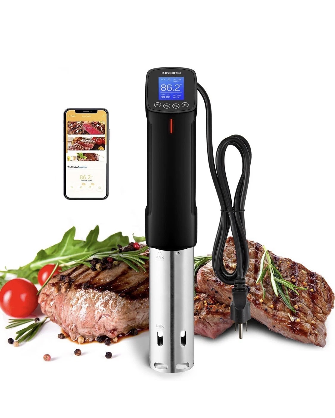 NEW Sous Vide Precision Cooker ISV100W - 1000 Watts Thermal Immersion WiFi
Opens in a new window or