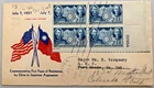 UNITED STATES DENVER 1942 BLOCK OF 4 5C CHINA FIRST DAY COVER COMMEMORATION