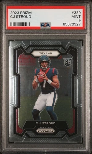 2023 Panini Prizm #339 Cj Stroud PSA 9