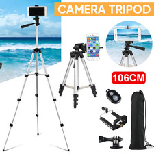 Universal Mobile Phone Tripod Stand Grip Holder Mount Cameras With Bluetooth-