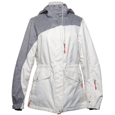 Active by Tchibo, Allwetterjacke, Damen, Größe: 40, Weiß/Grau #lMA