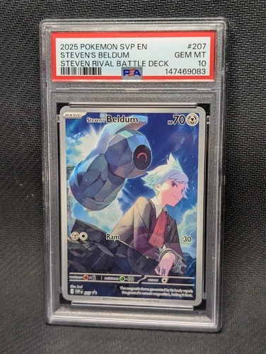 Steven's Beldum 207 Sv: Scarlet & Violet Promo Cards Holo (PSA 10)