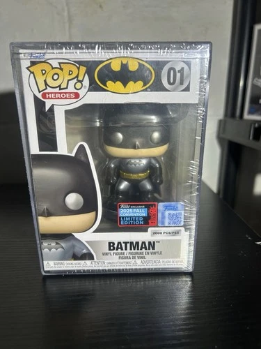 Funko Pop DC Mystery METALLIC BATMAN 01 NYCC Shared Exclusive LE 2,000 IN HAND
