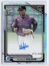 2024 Aldalay Kolokie 1st Bowman Chrome Prospects Refractor Auto /499 #CPA-AK