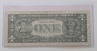 US One Dollar, 2017, $1 Federal Reserve Note, Low Serial Number — photo 2