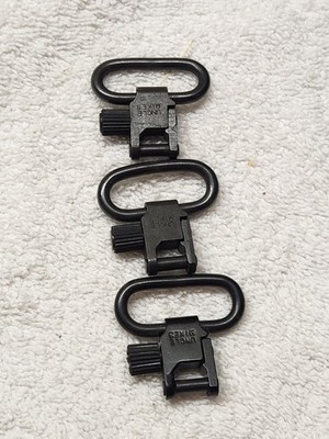Uncle Mike s Quick-Detach Sling Swivel   QD Push-Button Style (Single, Black)