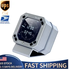 Simplayer Aviation Clock LAB FCS BOEING 737NG Aircraft Instrument Anodized+Shell