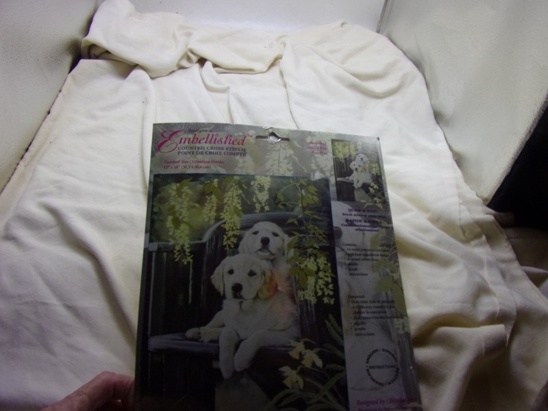 2004 Janlynn's #066-0103 Golden Par Embellished Counted Cross Stitch Kit-Newi