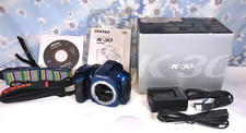 PENTAX  K-30 Digital SLR Camera Set Sale Crystal Blue K-30BODY C-BL  From Japan