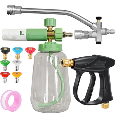 #ad Foam Cannon for Pressure Washer with Dual Connector amp; Short Pressure Washer Gun $35.89