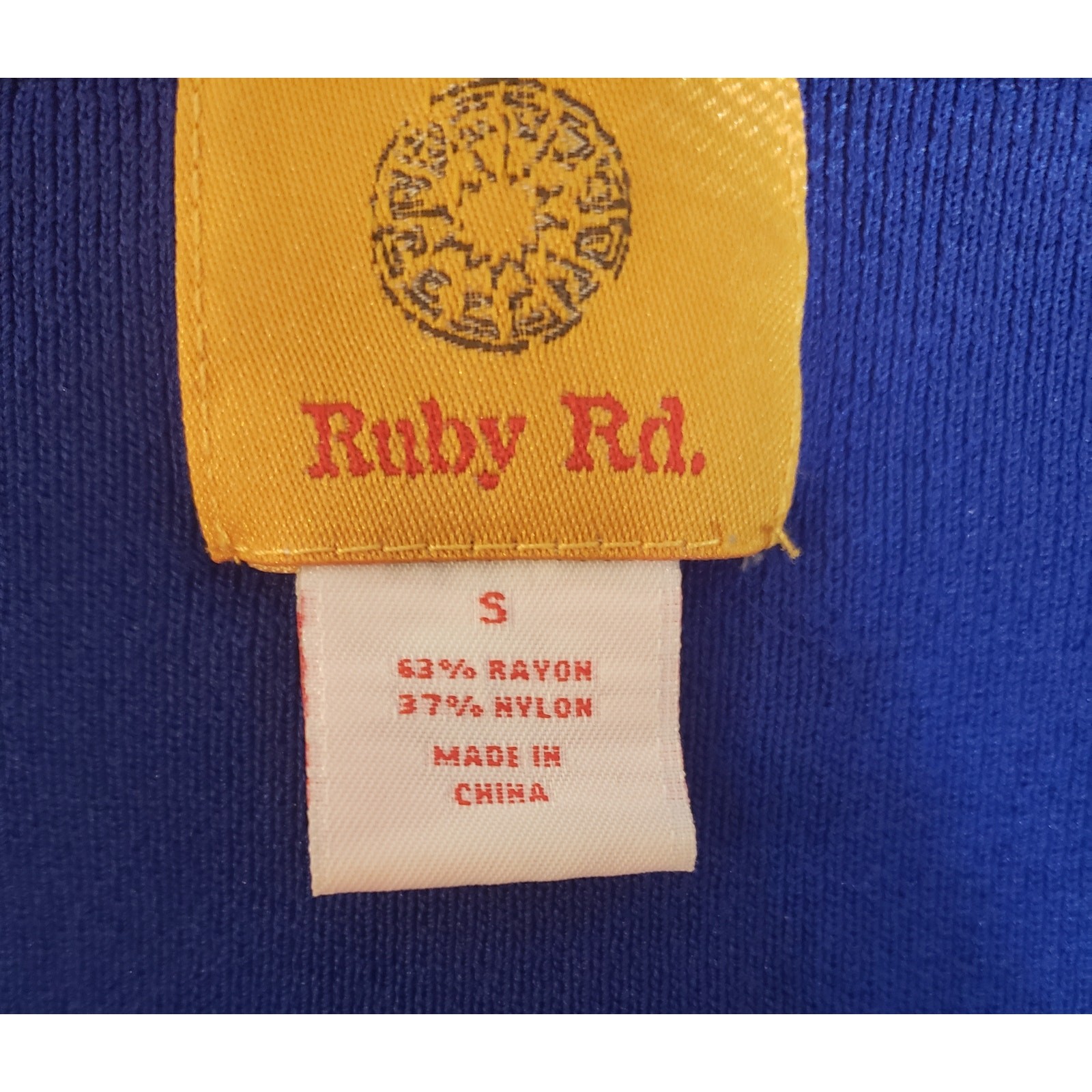 Ruby Rd size small royal blue blouse - image 4