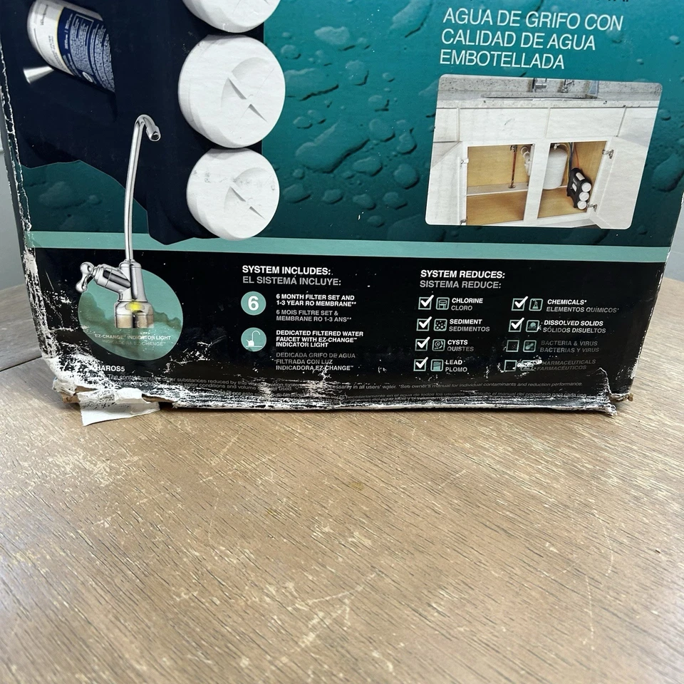 Whirlpool WHAROS5 UltraEase Reverse Osmosis Filtration System New Old Stock - Image 3 of 4