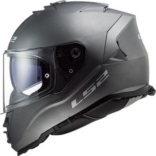 LS2 Cascos Asalto Sólido Cara Completa Casco de Motocicleta con Protector Solar 3XL 800-1037