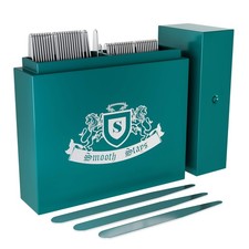50 Premium Metal Collar Stays in Divided for Men - 2 Most Popular Sizes 24-2...
