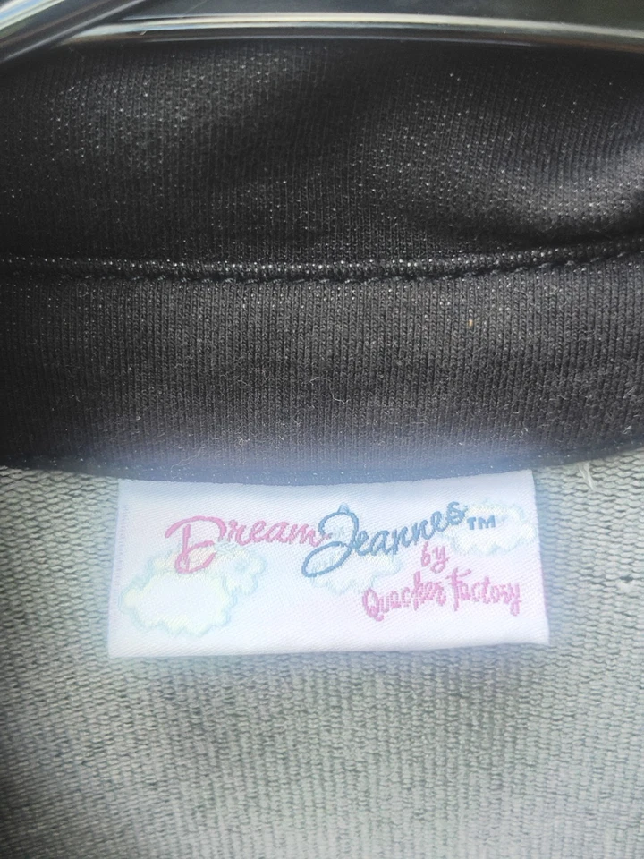 Dreams Jeannes by Quacker Factory Women's XL Black Vest Rhinestone Heart Read - Image 2 of 4