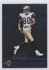 2002 Pacific Heads Up Blue Missing Serial Number Isaac Bruce #98 HOF 0a1