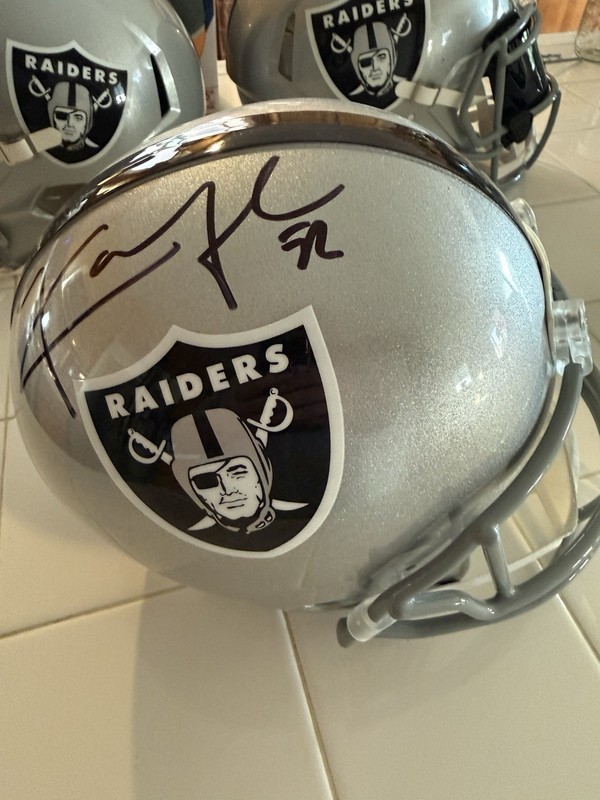 Khalil Mack Las Vegas Raiders Helmet Replica Full Size
