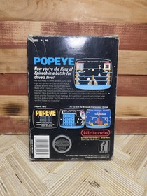 Popeye (Nintendo Entertainment System, NES, 1986) Completo en Caja CIB