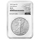 2026 $1 1-oz American Silver Eagle NGC MS70 ER ALS Label