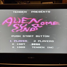 Alien Syndrome Nintendo NES Tengen Authentic Cartridge Only Tested