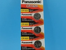 PANASONIC  CR1620  LITHIUM 3V  BATTERY  3Pcs