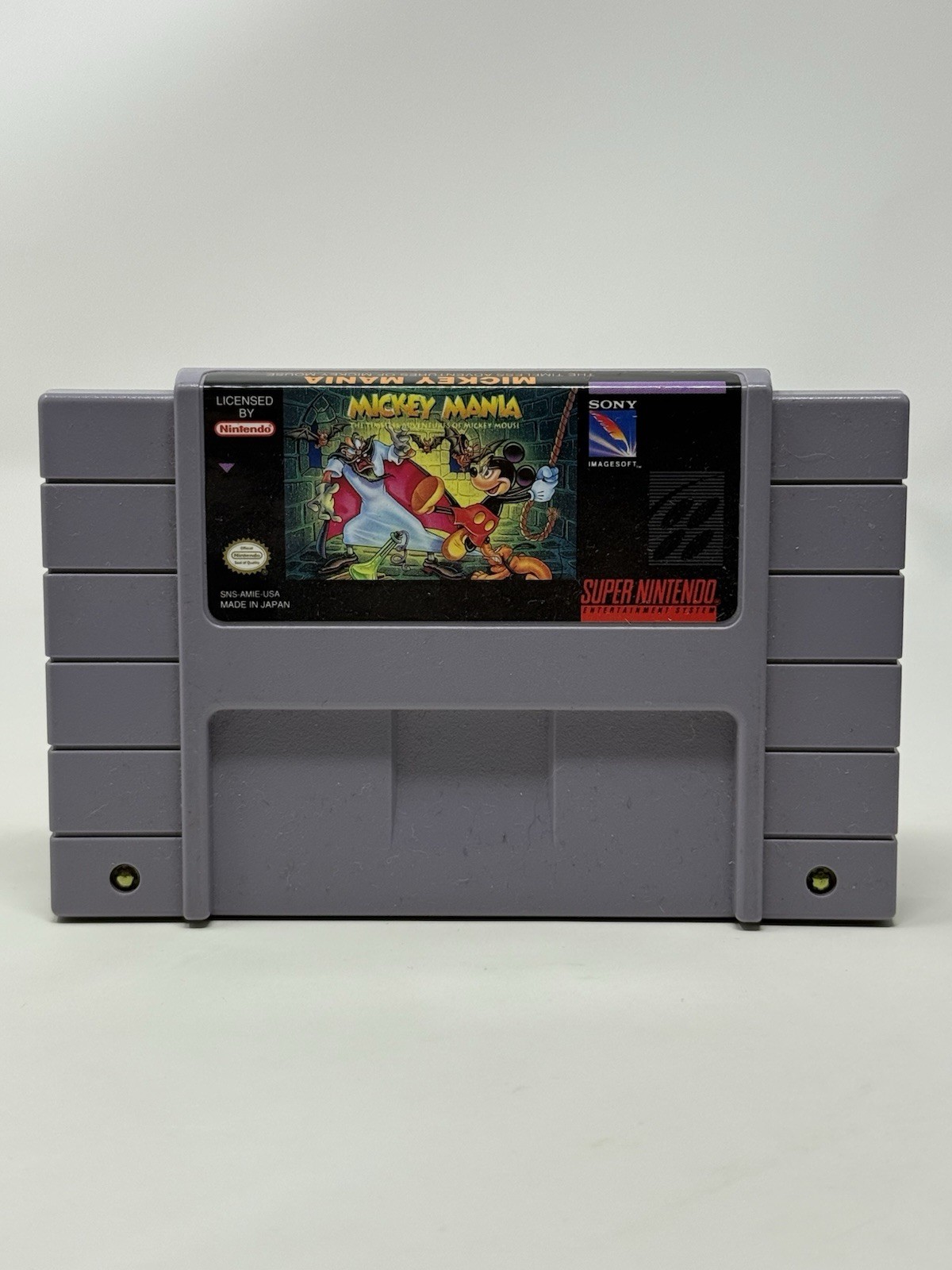 Mickey Mania The Timeless Adventures of Mickey Mouse Super Nintendo SNES Tested